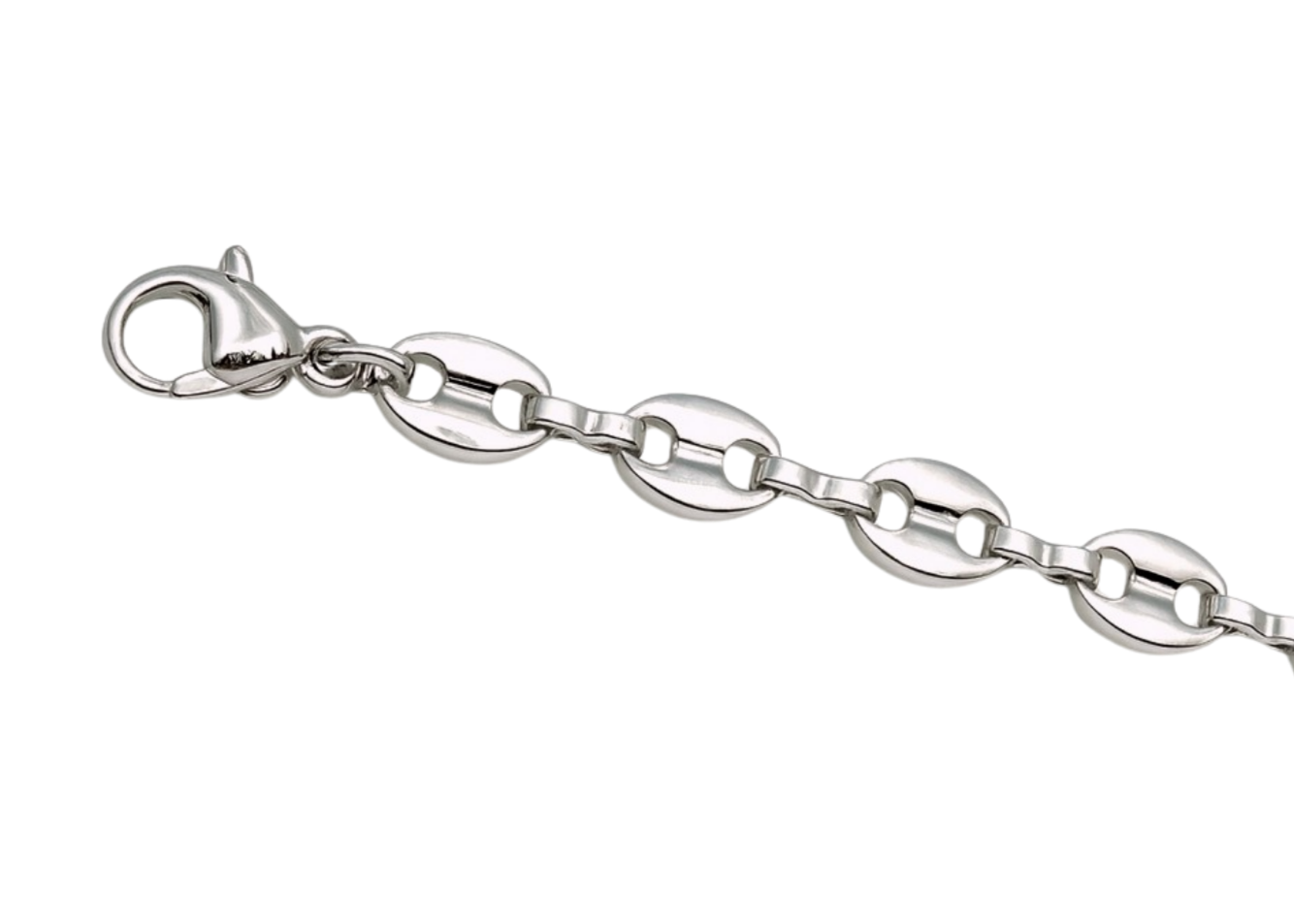 MINI SILVER COFFEE BEAN BRACELET