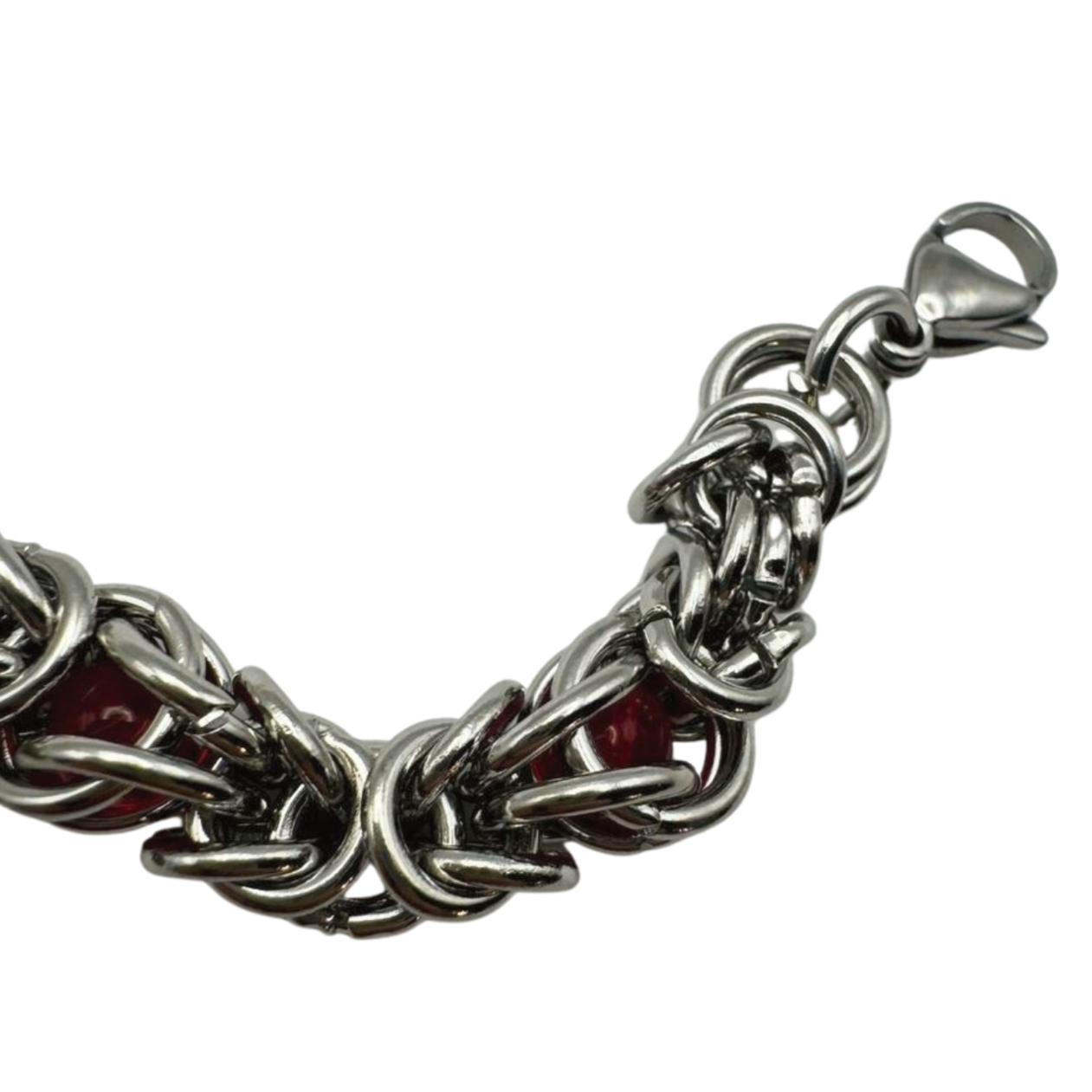 SILVER CHAINMAILLE BRACELET