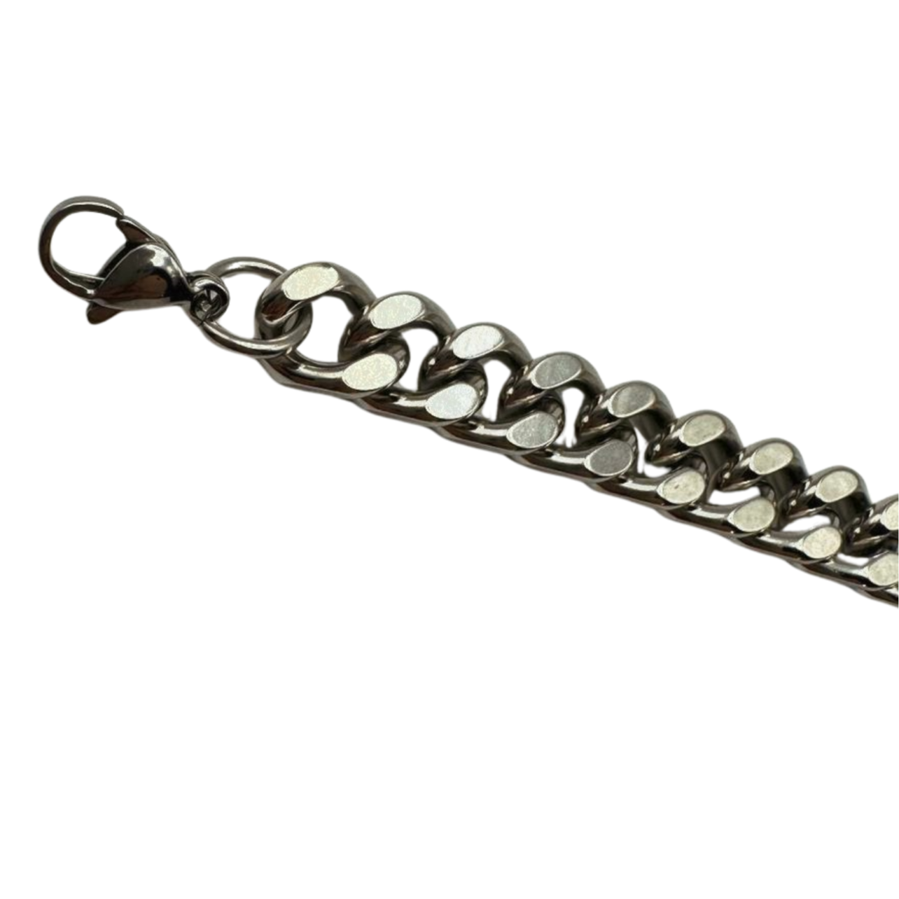 SILVER CUBAN LINK BRACELET