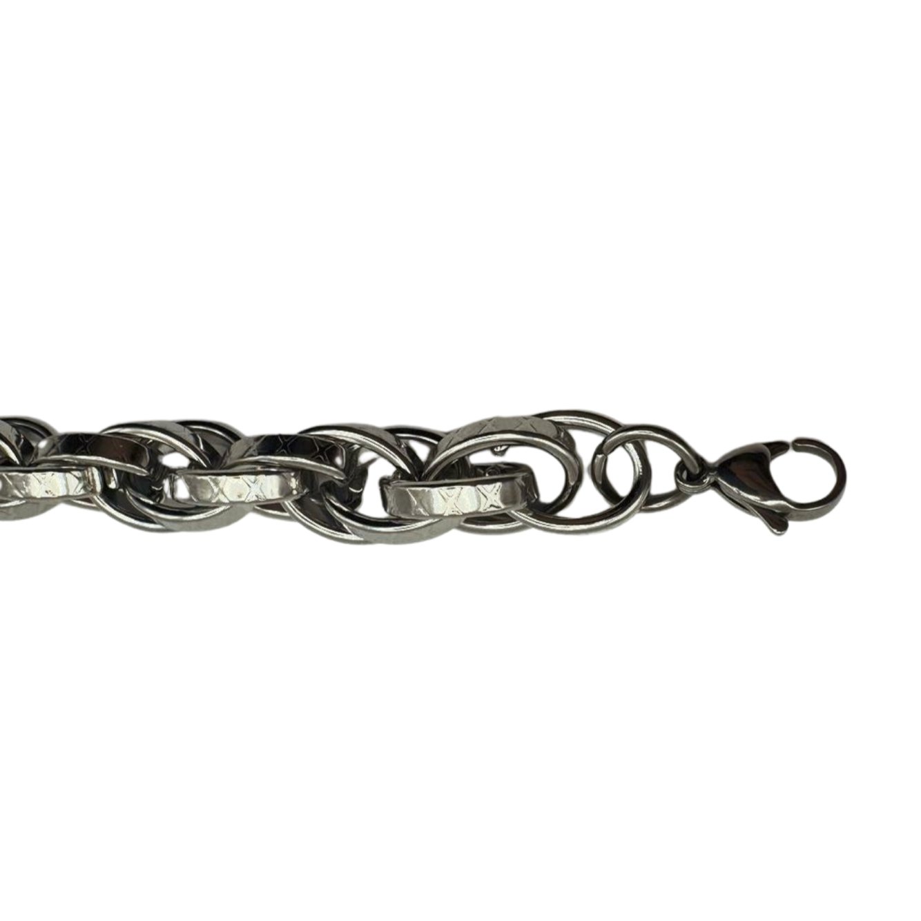 SILVER CHUNKY LINK BRACELET