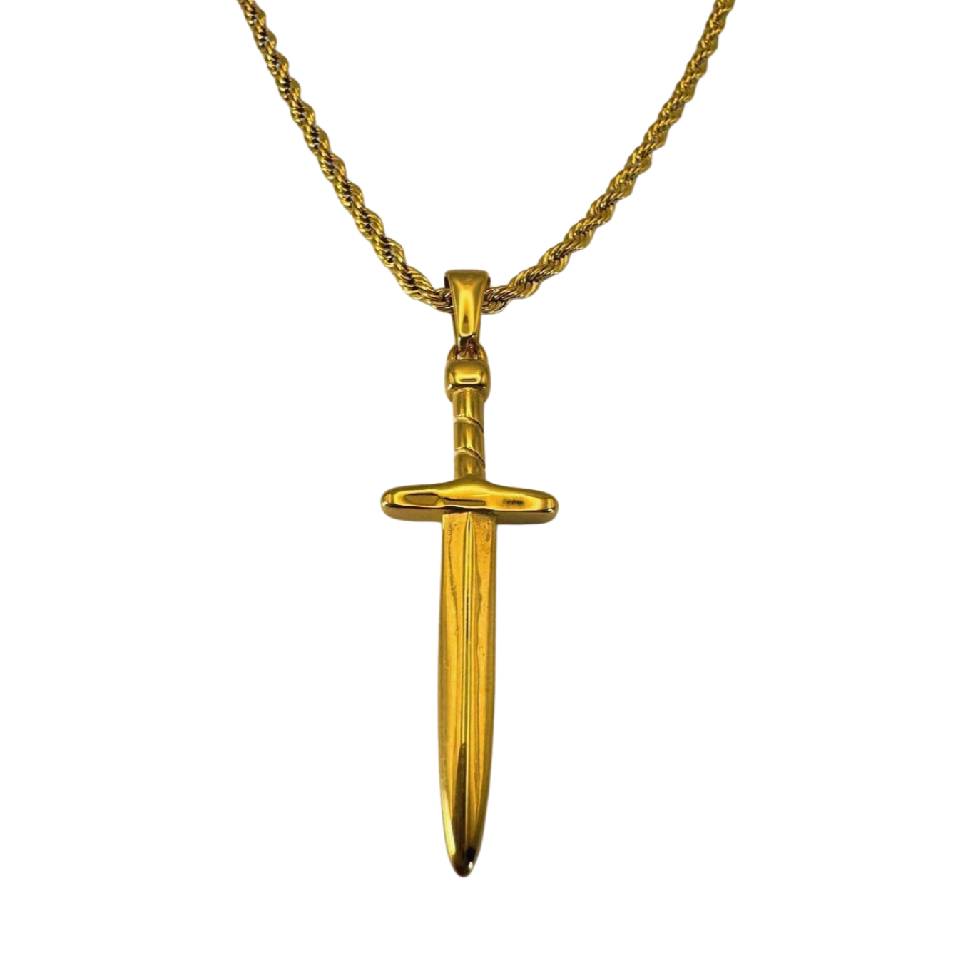 GOLD SWORD NECKLACE