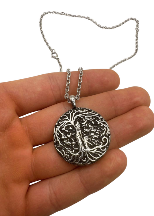 SILVER TREE OF LIFE NECKLACE