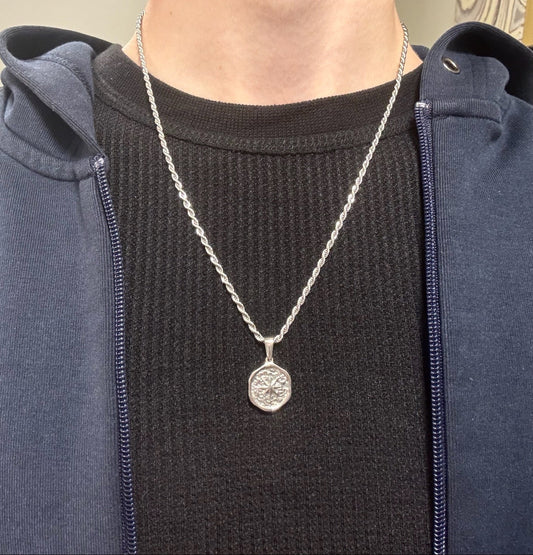 SILVER STARRY NIGHT NECKLACE