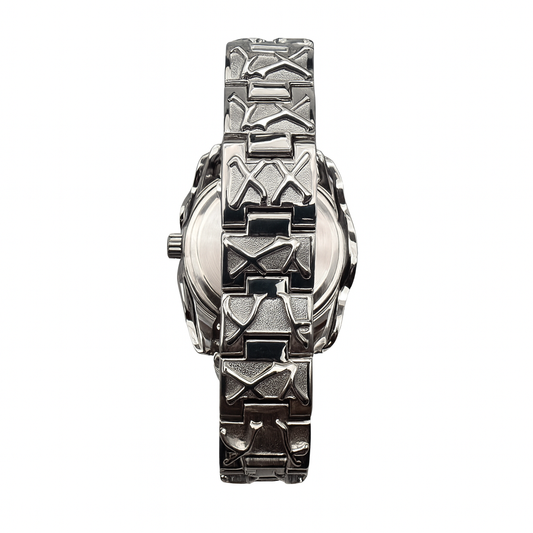 SILVER SKELETON CYBER WATCH