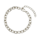 SILVER CHAIN-LINK BRACELET