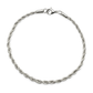 SILVER ROPE CHAIN BRACELET