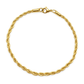 GOLD ROPE CHAIN BRACELET