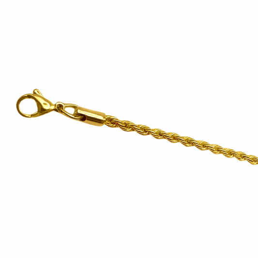 GOLD ROPE CHAIN BRACELET