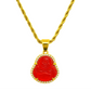 RED BHUDDA GEMSTONE CHAIN