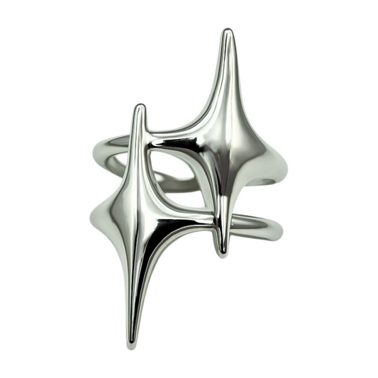 SILVER STAR RING