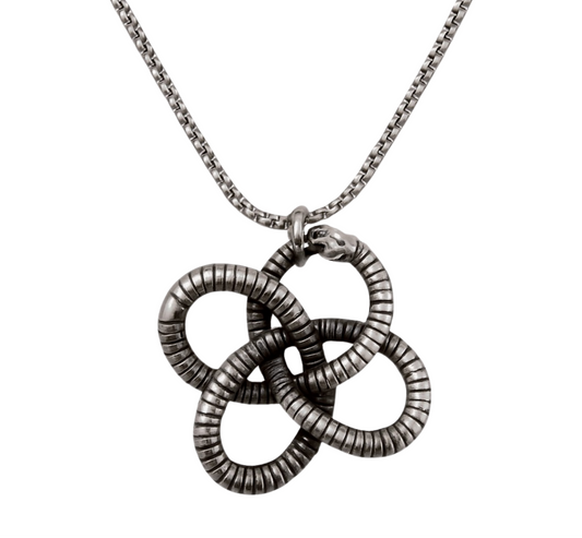 SILVER SERPENT NECKLACE