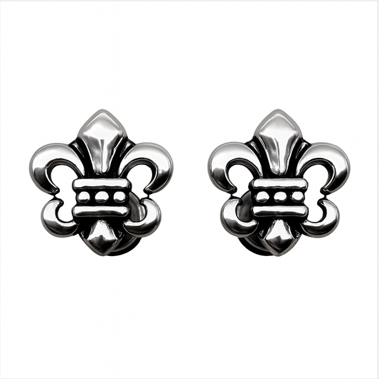 FLEUR-DE-LIS STUDS