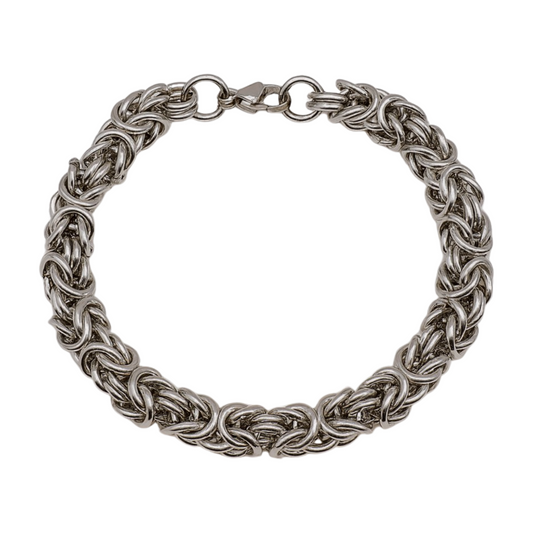 SILVER CHAINMAILLE BRACELET