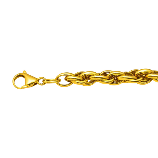 GOLD ROPE CHAIN BRACELET