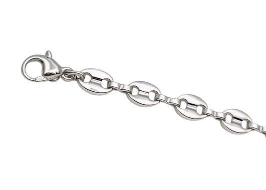 MINI SILVER COFFEE BEAN BRACELET