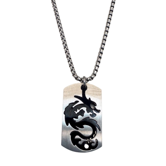 DRAGON TAG NECKLACE