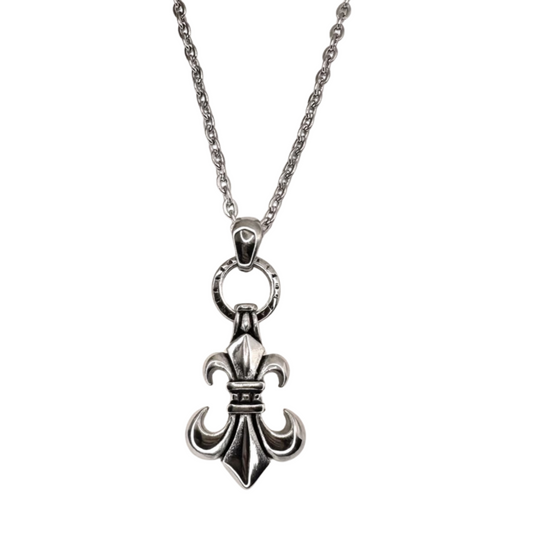FLEUR DE PENDANT NECKLACE