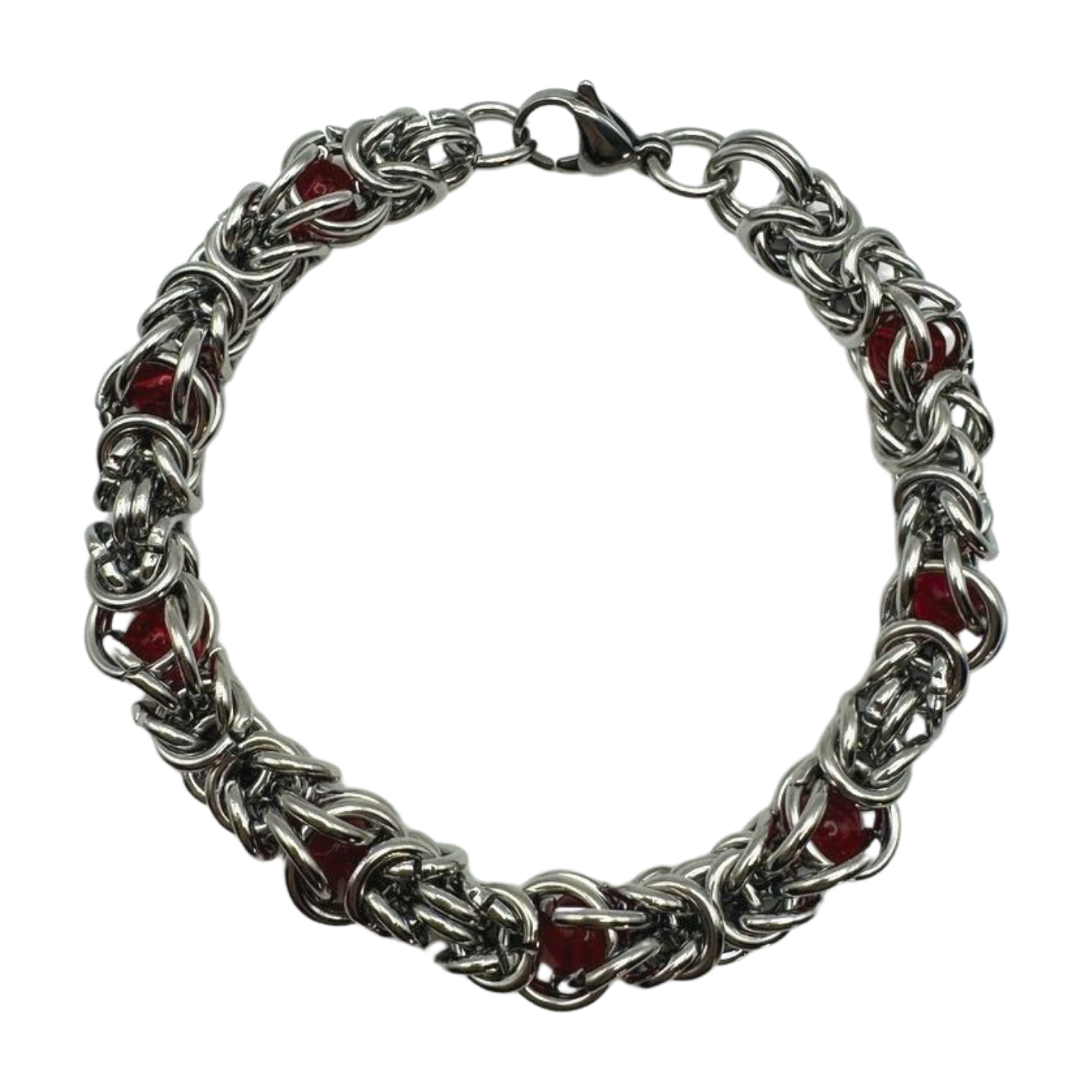 SILVER CHAINMAILLE BRACELET