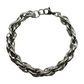 SILVER ROPE CHAIN BRACELET