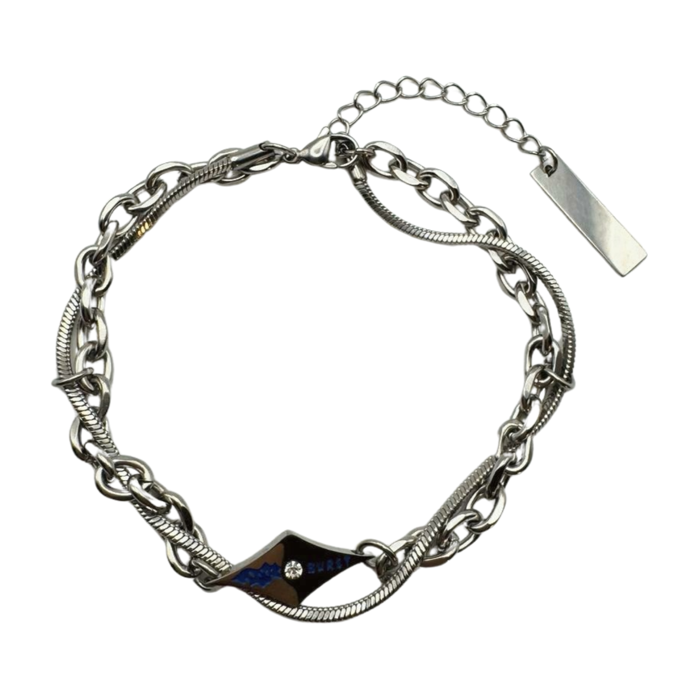SILVER MULTI CHAIN BRACELET