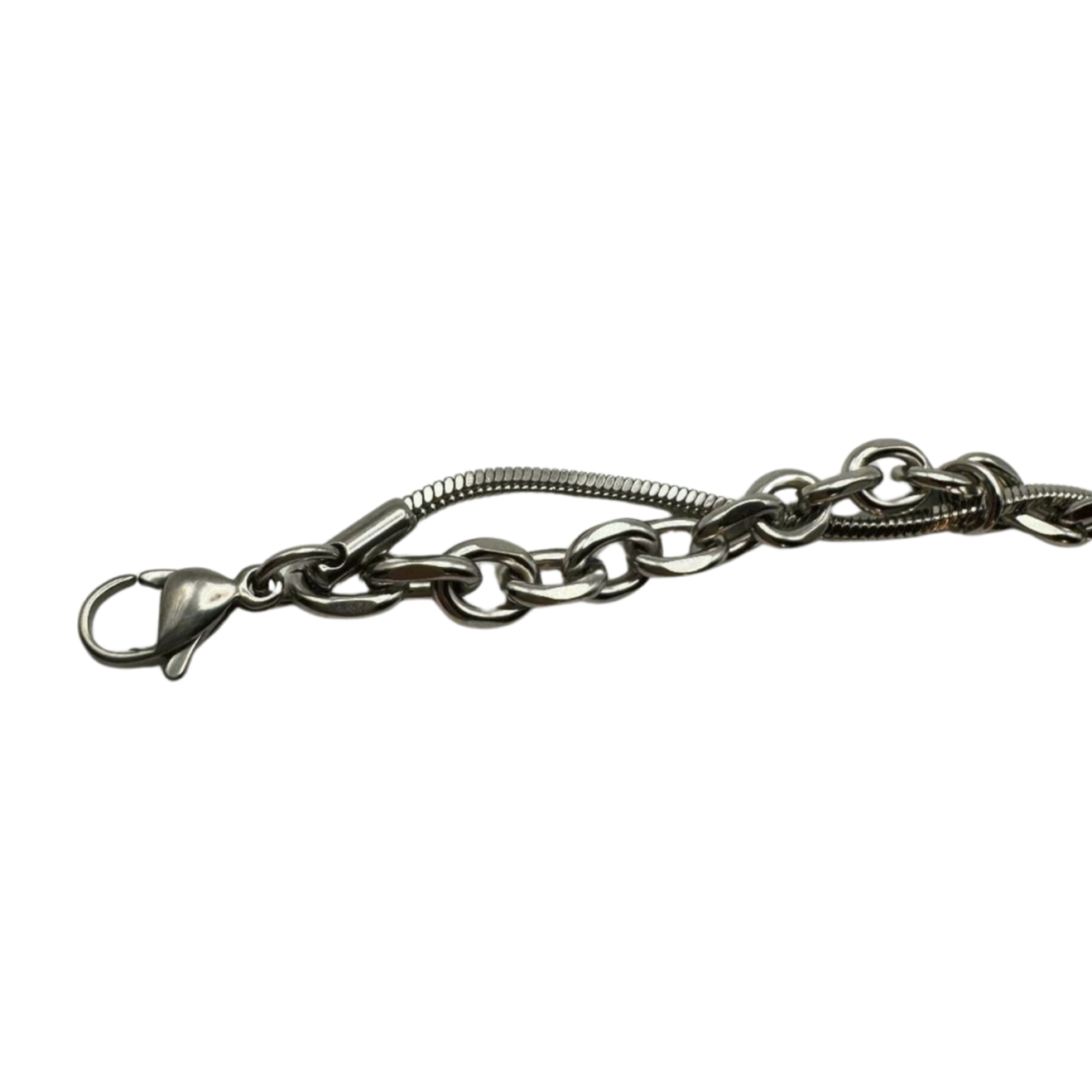 SILVER MULTI CHAIN BRACELET