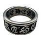 Gothic text ring