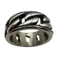 Silver curb ring