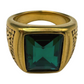 Gold emerald ring