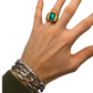 Gold emerald ring