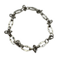 SILVER BARBED WIRE BRACELET