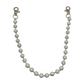 WHITE BEADED CYRTSAL BELT CHAIN