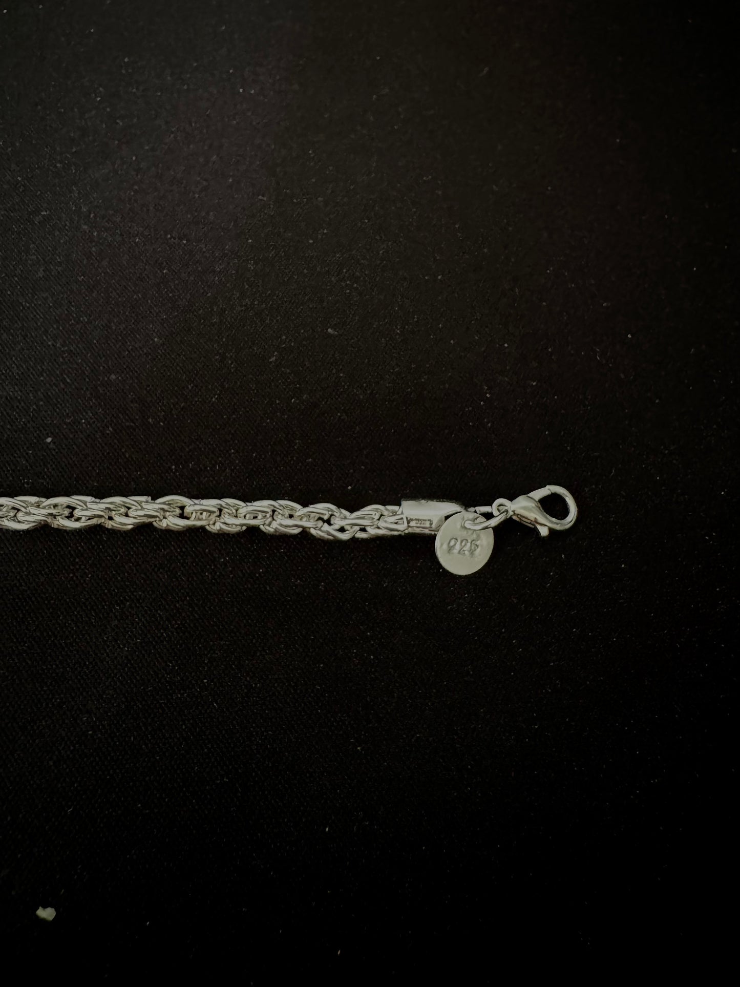 925 STERLING SILVER ROPE BRACELET