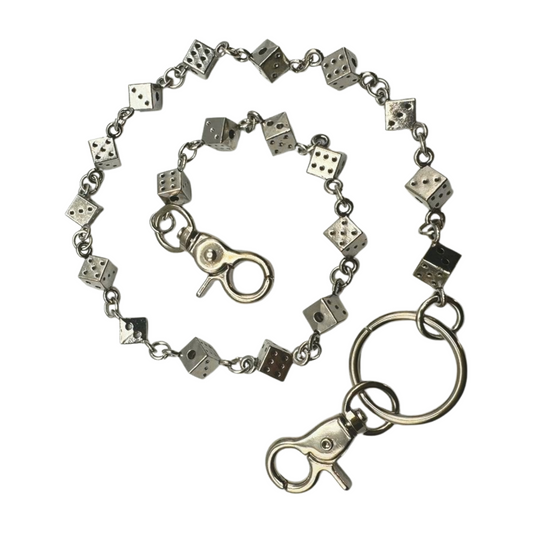 SILVER LUCKY NIGHT CHAIN BELT