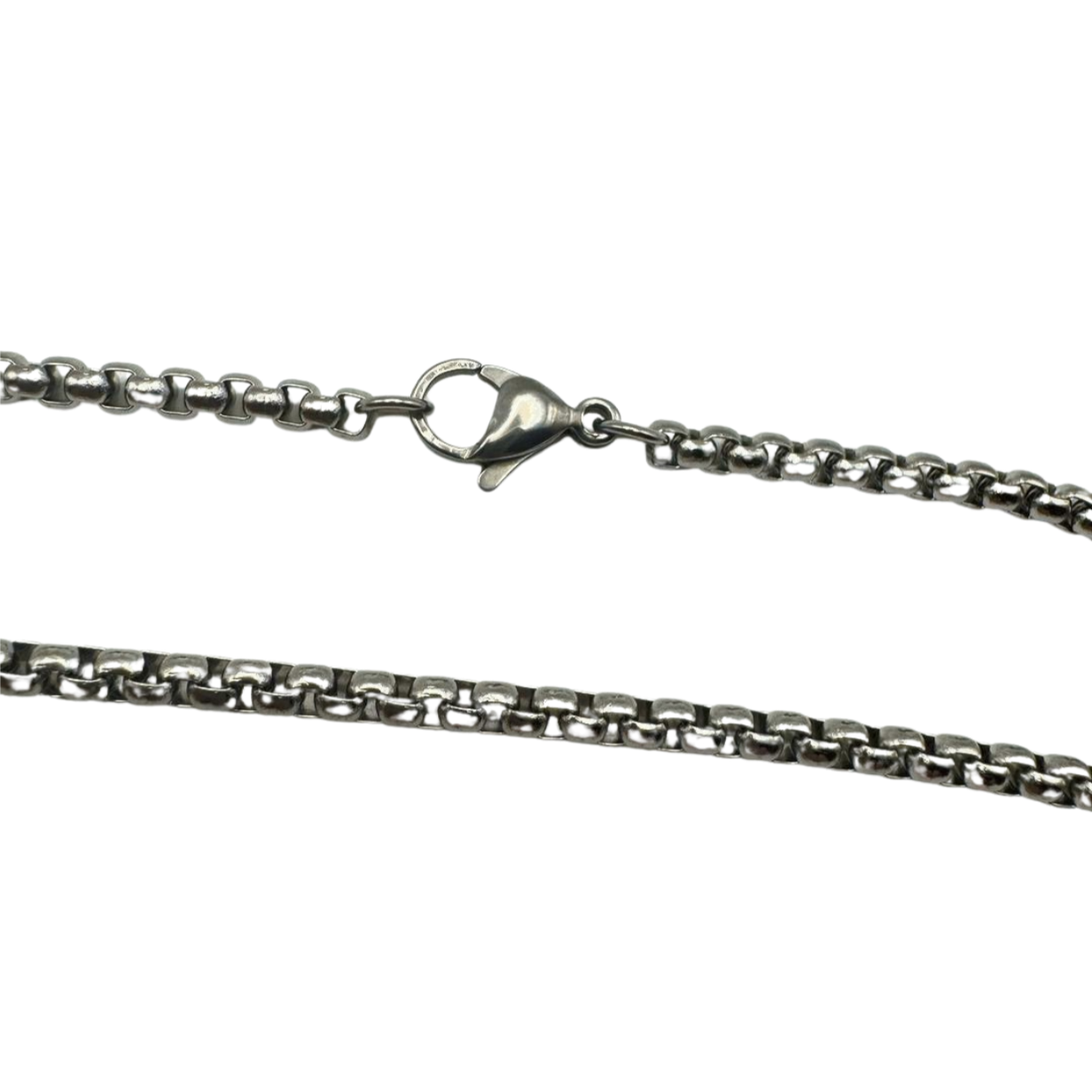 SILVER ILLUMINATI CROSS NECKLACE