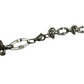 SILVER BARBED WIRE CHAIN