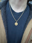 GOLD COMPASS NECKLACE
