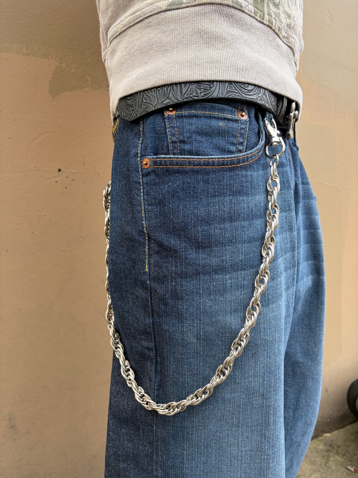 FORGED CHAIN LINK WALLET CHAIN