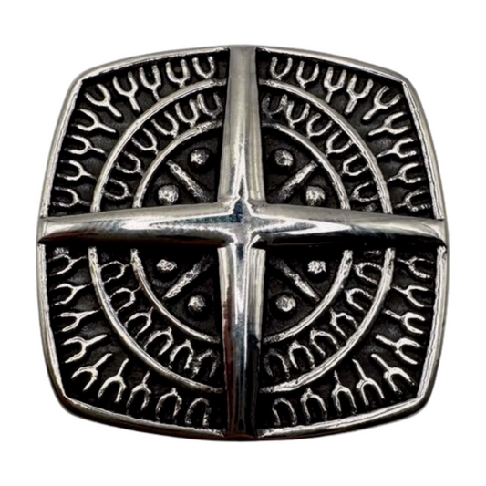 SILVER IMPERIAL CROSS RING