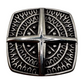 SILVER IMPERIAL CROSS RING