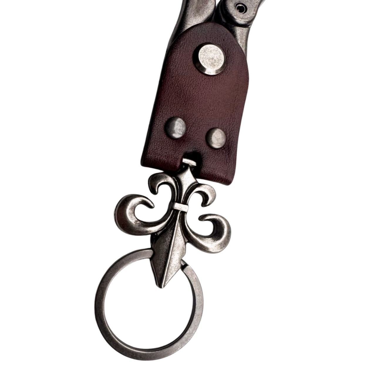 HAZEL FLEUR DE LIS KEYCHAIN