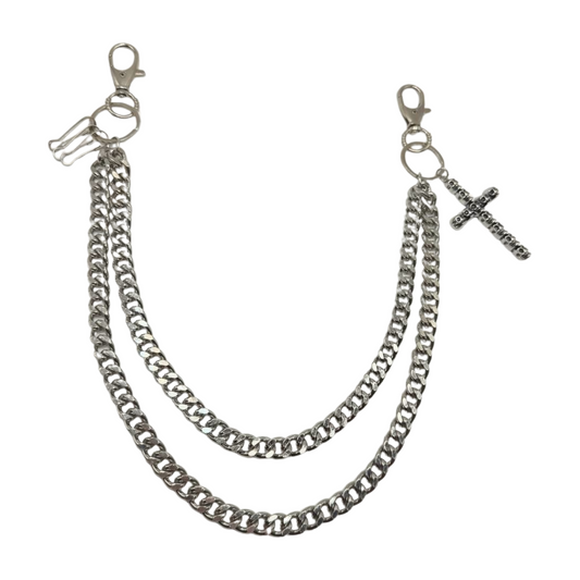 DOUBLE CHAIN CROSS BELT