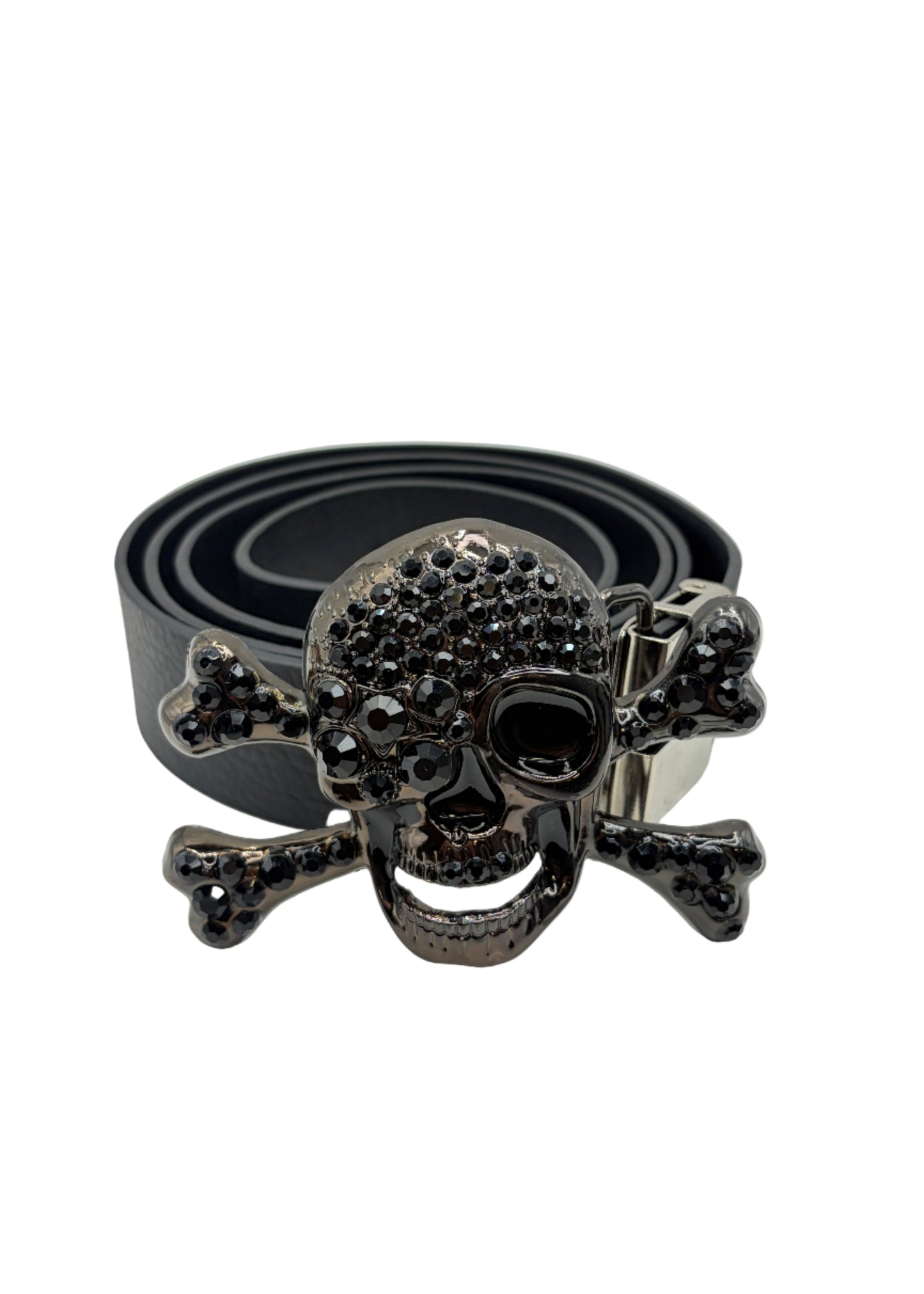 OBSIDIAN SKULL BELT