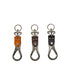 ORANGE FLEUR DE LIS KEYCHAIN