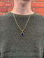 BLUE BHUDDA GEMSTONE CHAIN