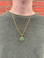 GREEN BHUDDA GEMSTONE CHAIN