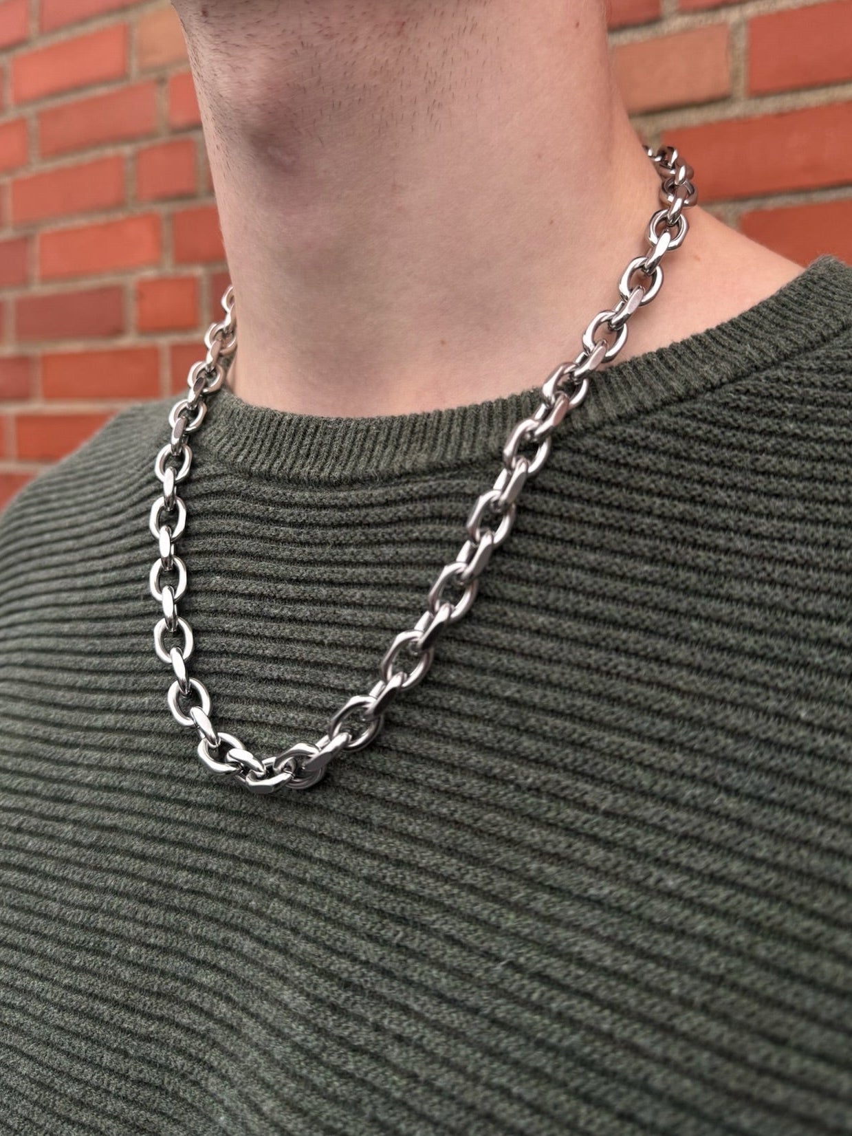 SILVER CUBAN LINK CHAIN 6MM