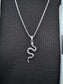 SILVER SERPENT NECKLACE