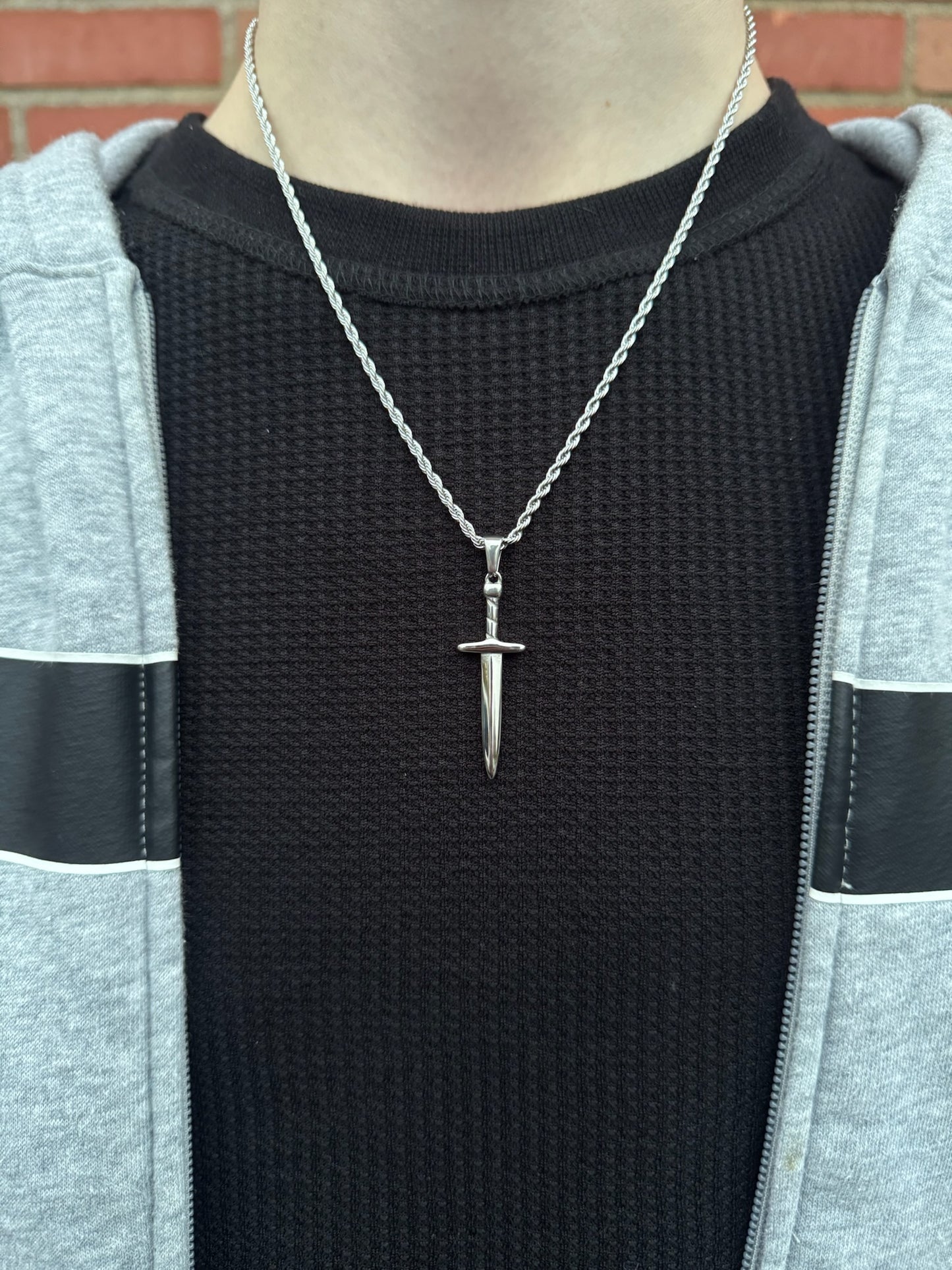 SILVER SWORD NECKLACE