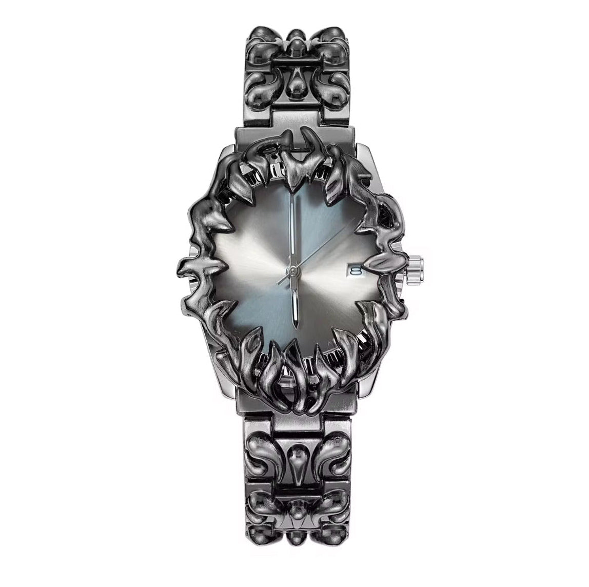 SILVER VANTAGE CLAW WATCH