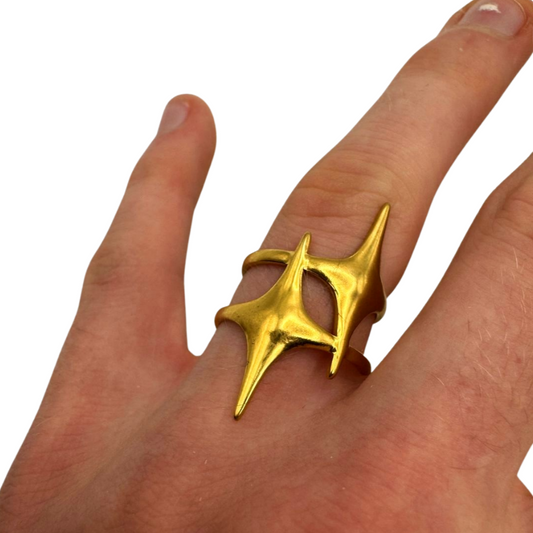 GOLD STAR RING